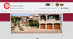 Desktop Screenshot of garagedoorsaz.com