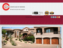 Tablet Screenshot of garagedoorsaz.com